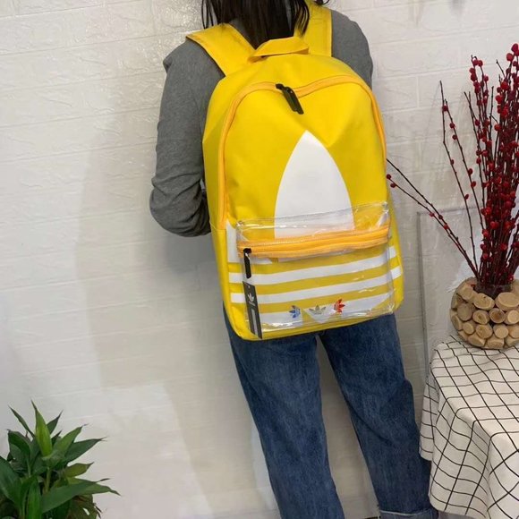 Adidas Clover Yellow Backpack - Picture 1 of 2